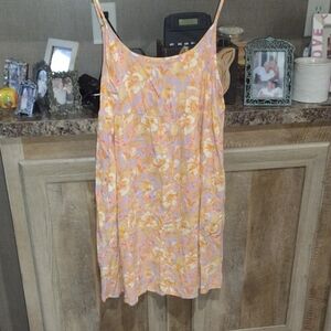 Floral Spaghetti Strap Dress